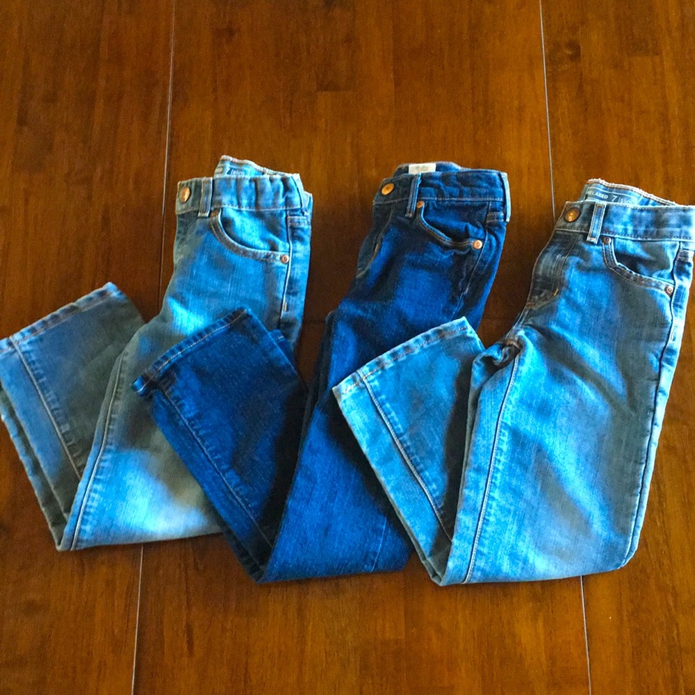 Boys 7 slim jeans bundle 3 pair